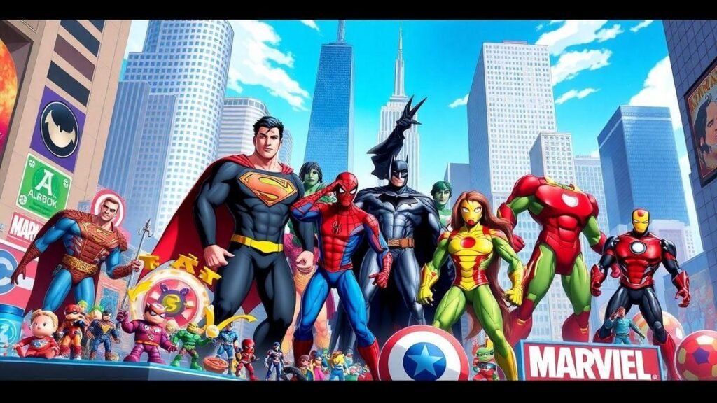 dc-and-marvel-superheroes-team-up-for-almost--off-collection-on-amazon